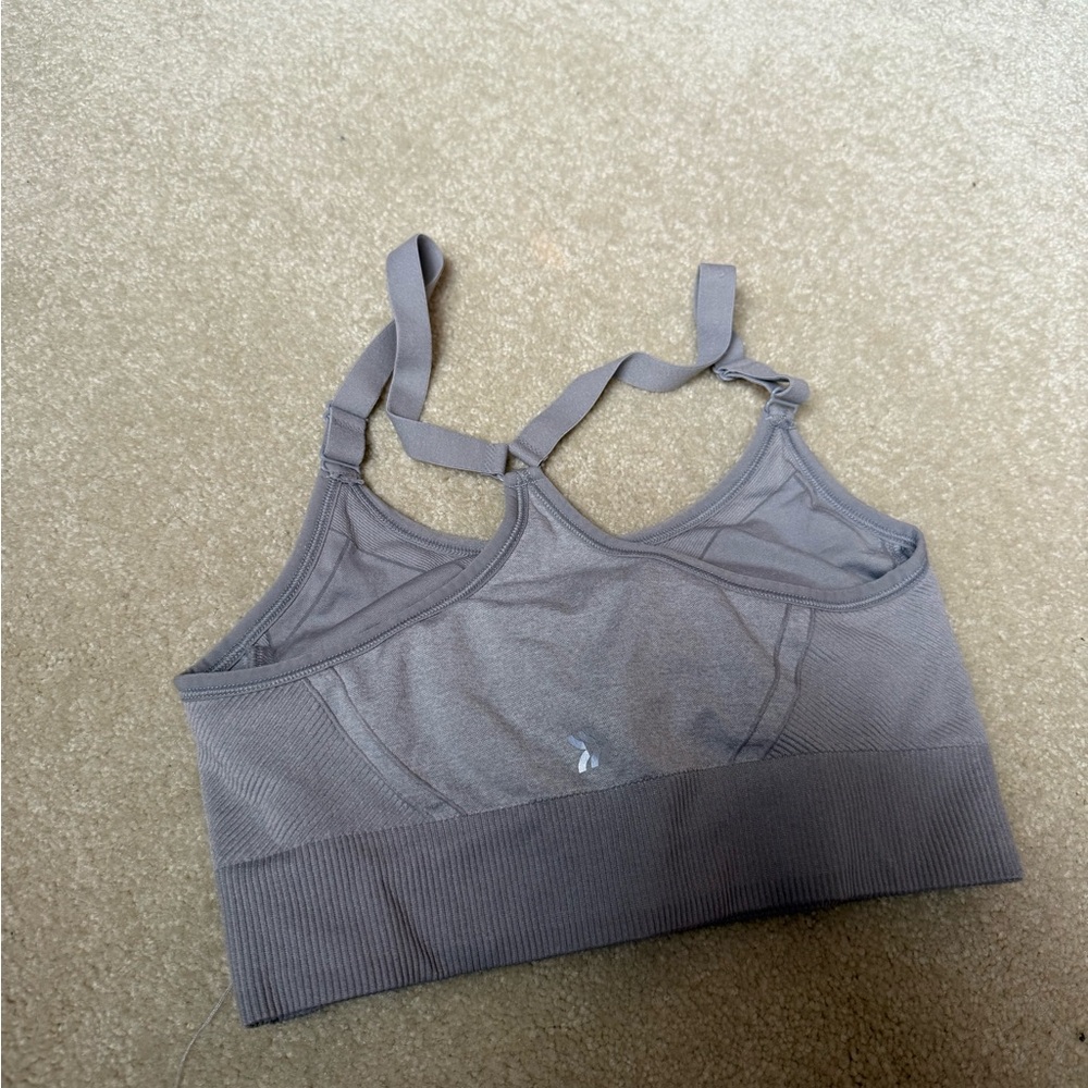 All in Motion Charcoal Sports Bra - Picture 2 of 3